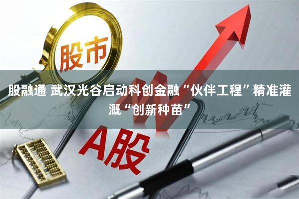 股融通 武汉光谷启动科创金融“伙伴工程”精准灌溉“创新种苗”