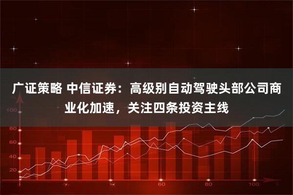 广证策略 中信证券：高级别自动驾驶头部公司商业化加速，关注四条投资主线