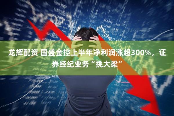 龙辉配资 国盛金控上半年净利润涨超300%，证券经纪业务“挑大梁”