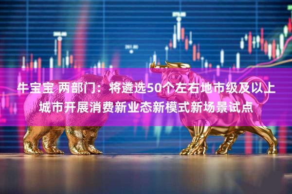 牛宝宝 两部门：将遴选50个左右地市级及以上城市开展消费新业态新模式新场景试点