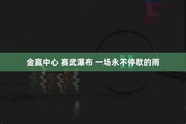 金赢中心 赛武瀑布 一场永不停歇的雨